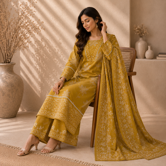Amber Bloom Suit Set