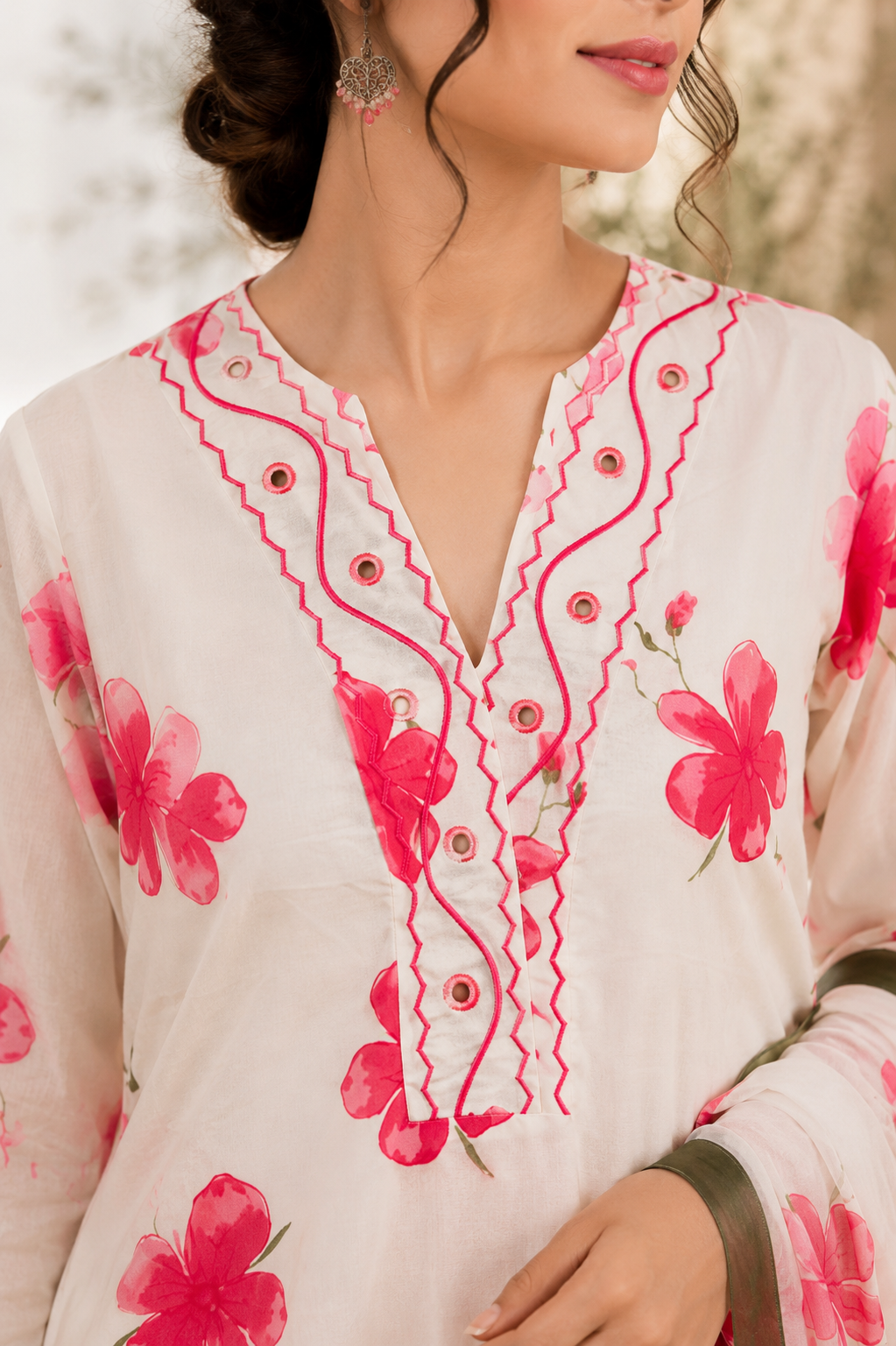 Pink Blossom Suit Set