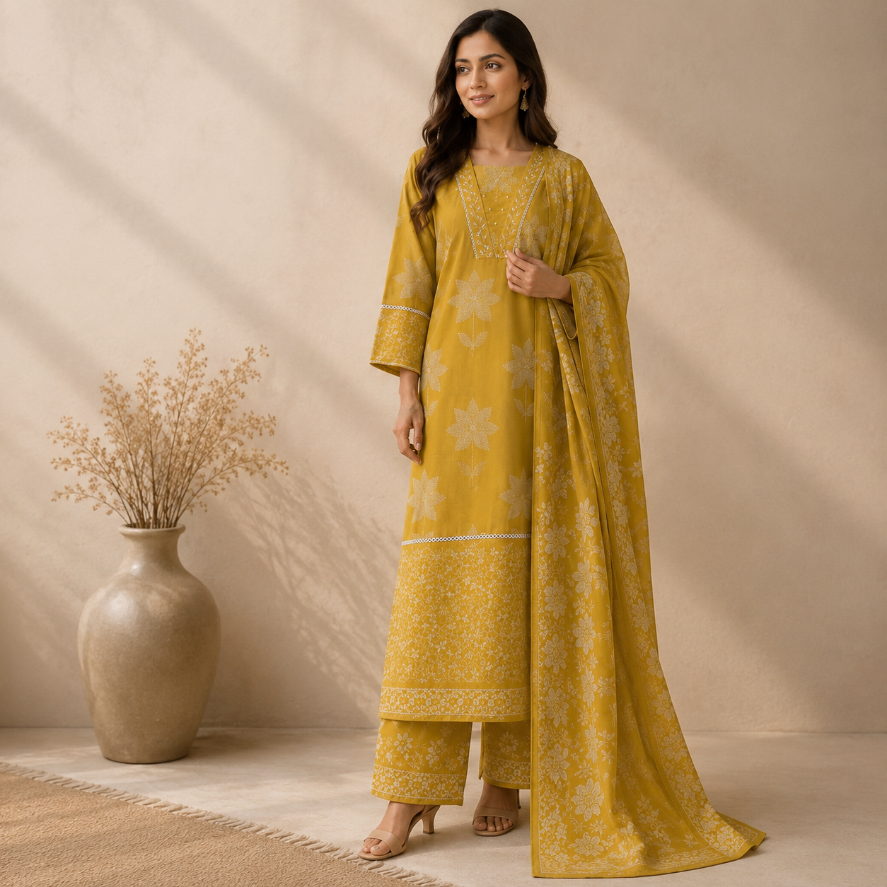 Amber Bloom Suit Set