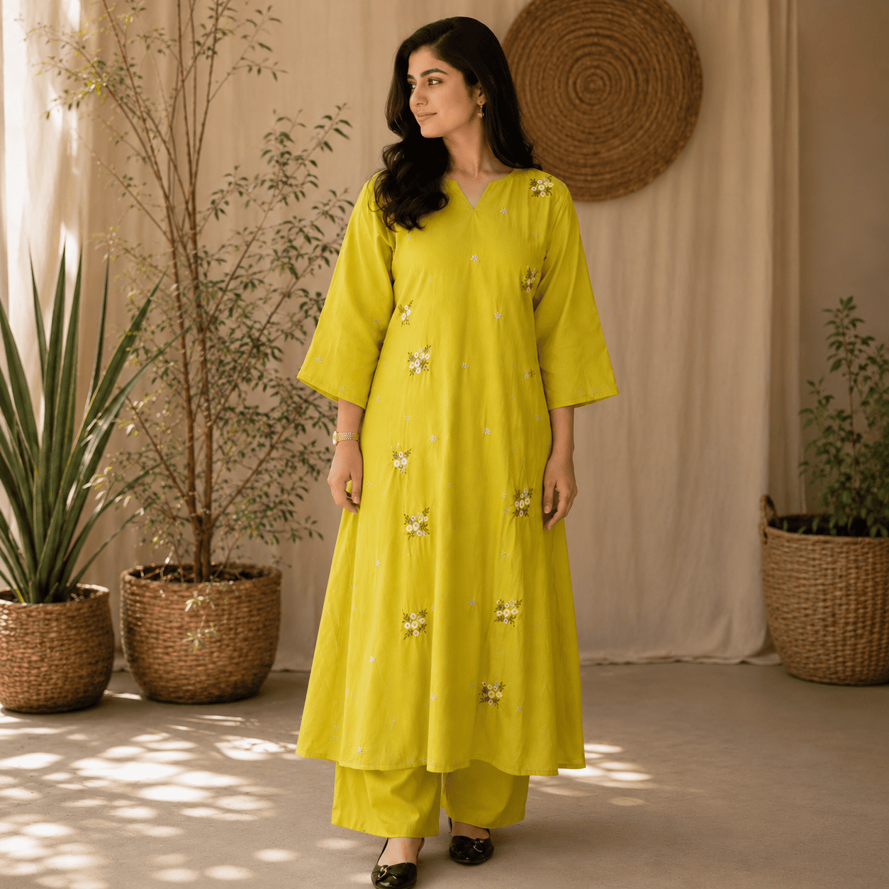 Citrine Bloom Kurta