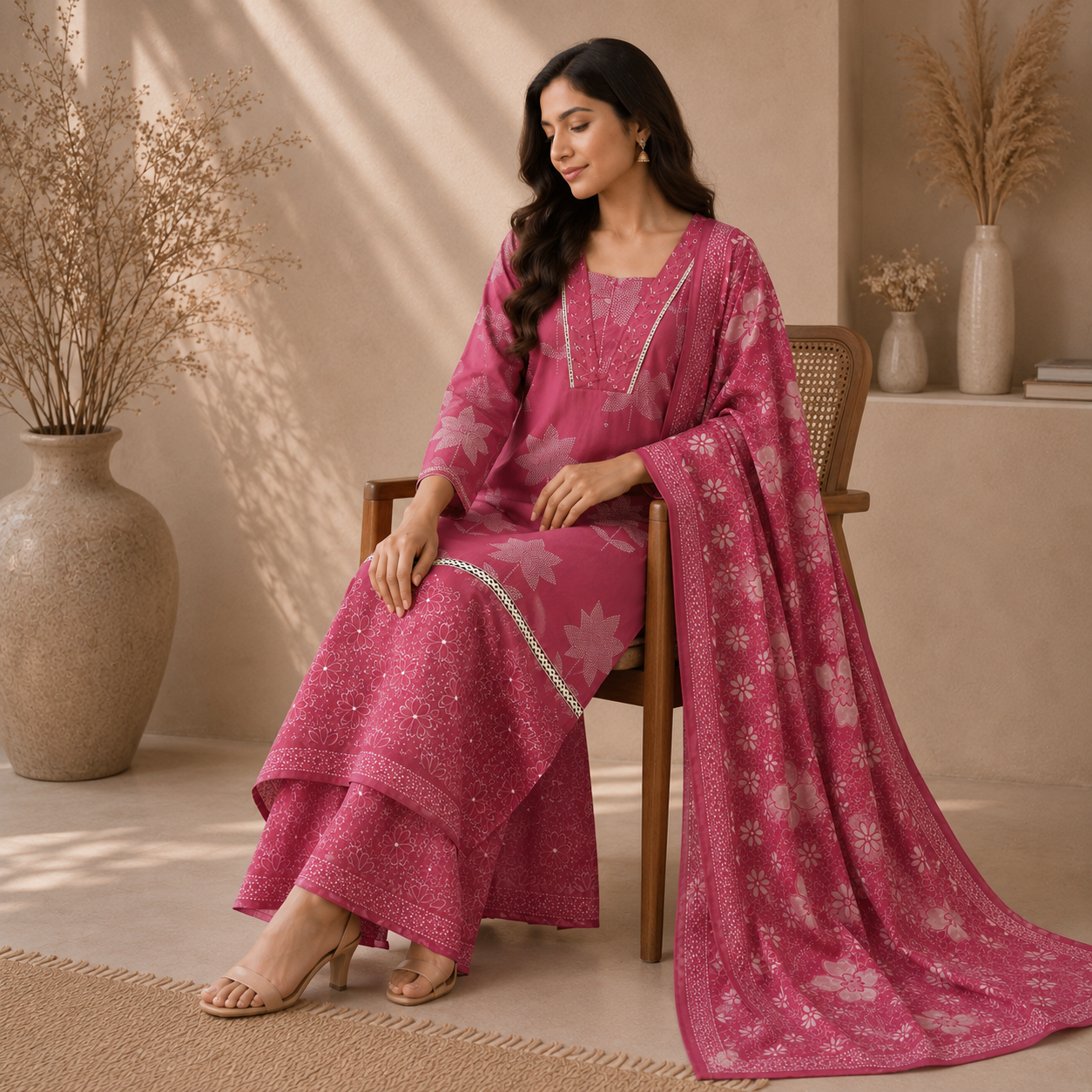 Rose Petal Suit Set