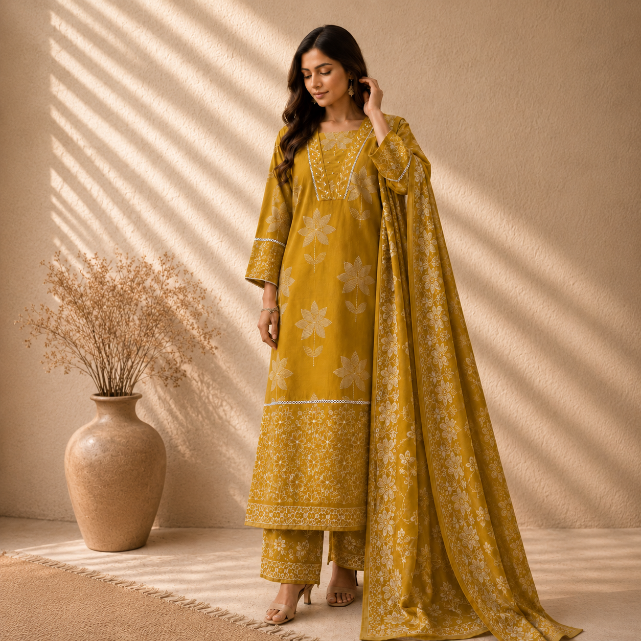 Amber Bloom Suit Set