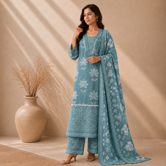 Bluebell Bloom Suit Set
