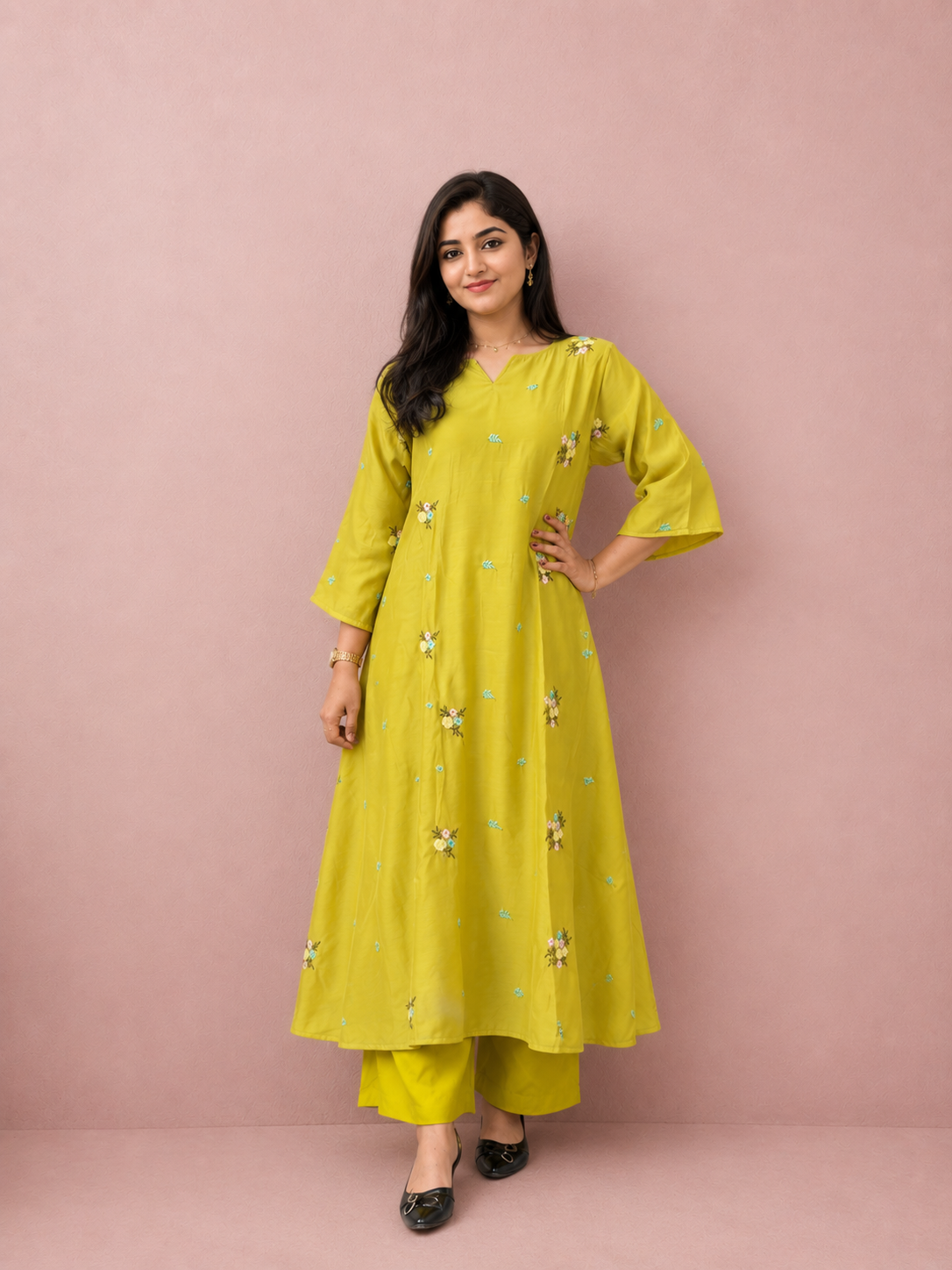 Citrine Bloom Kurta