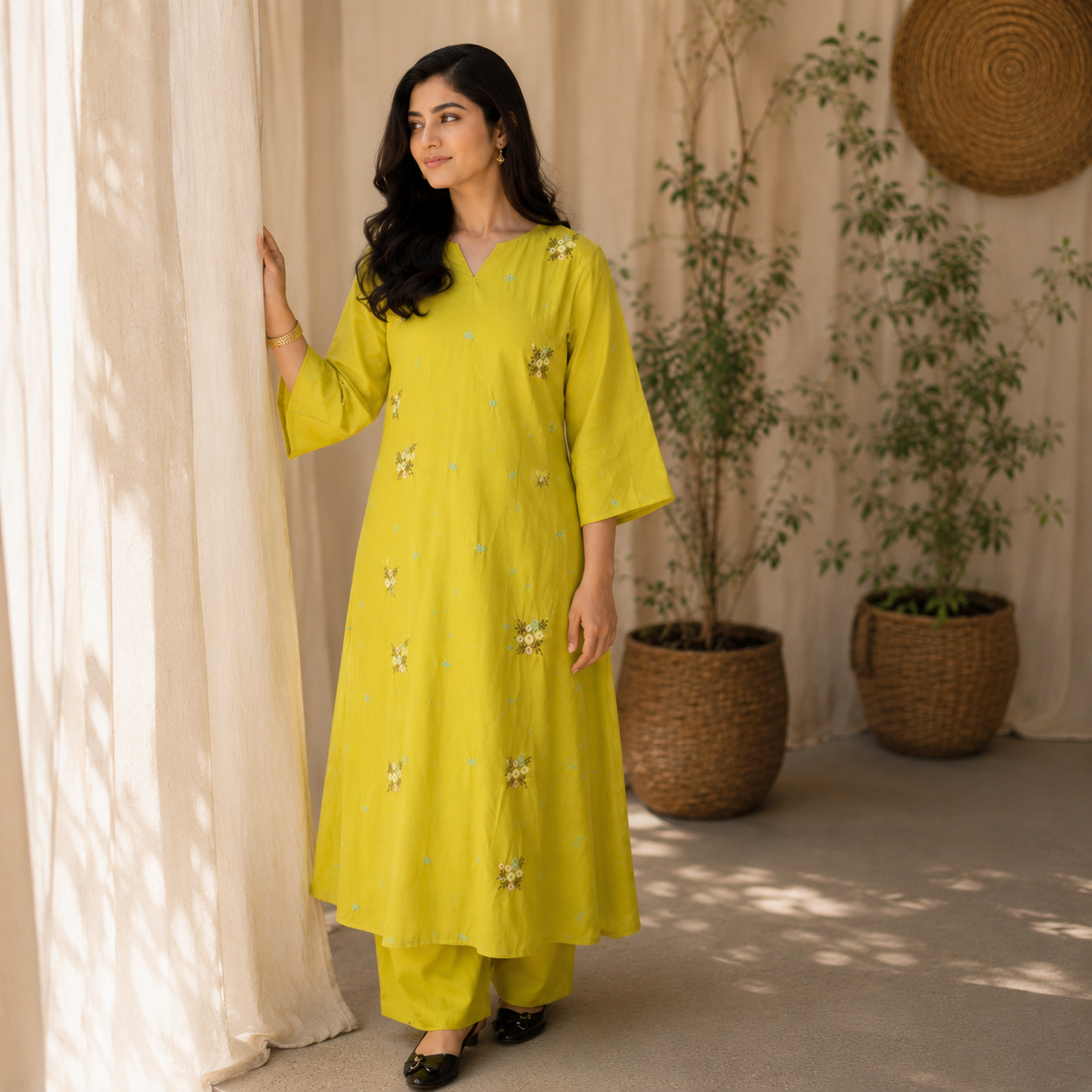 Citrine Bloom Kurta
