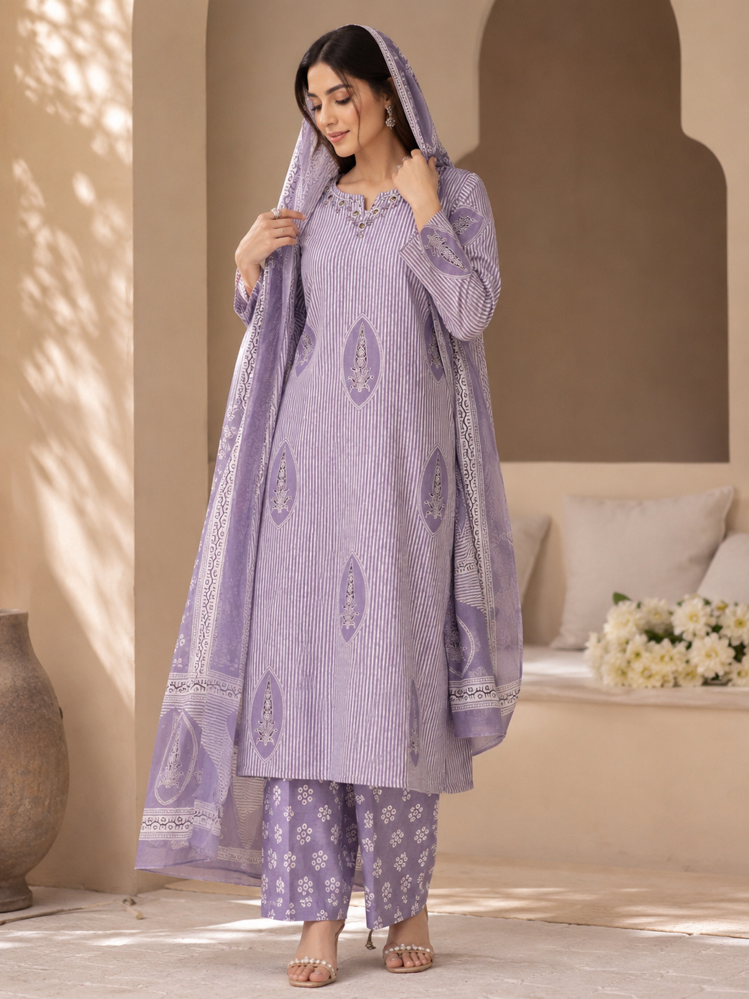 Lilac Elegance Suit Set